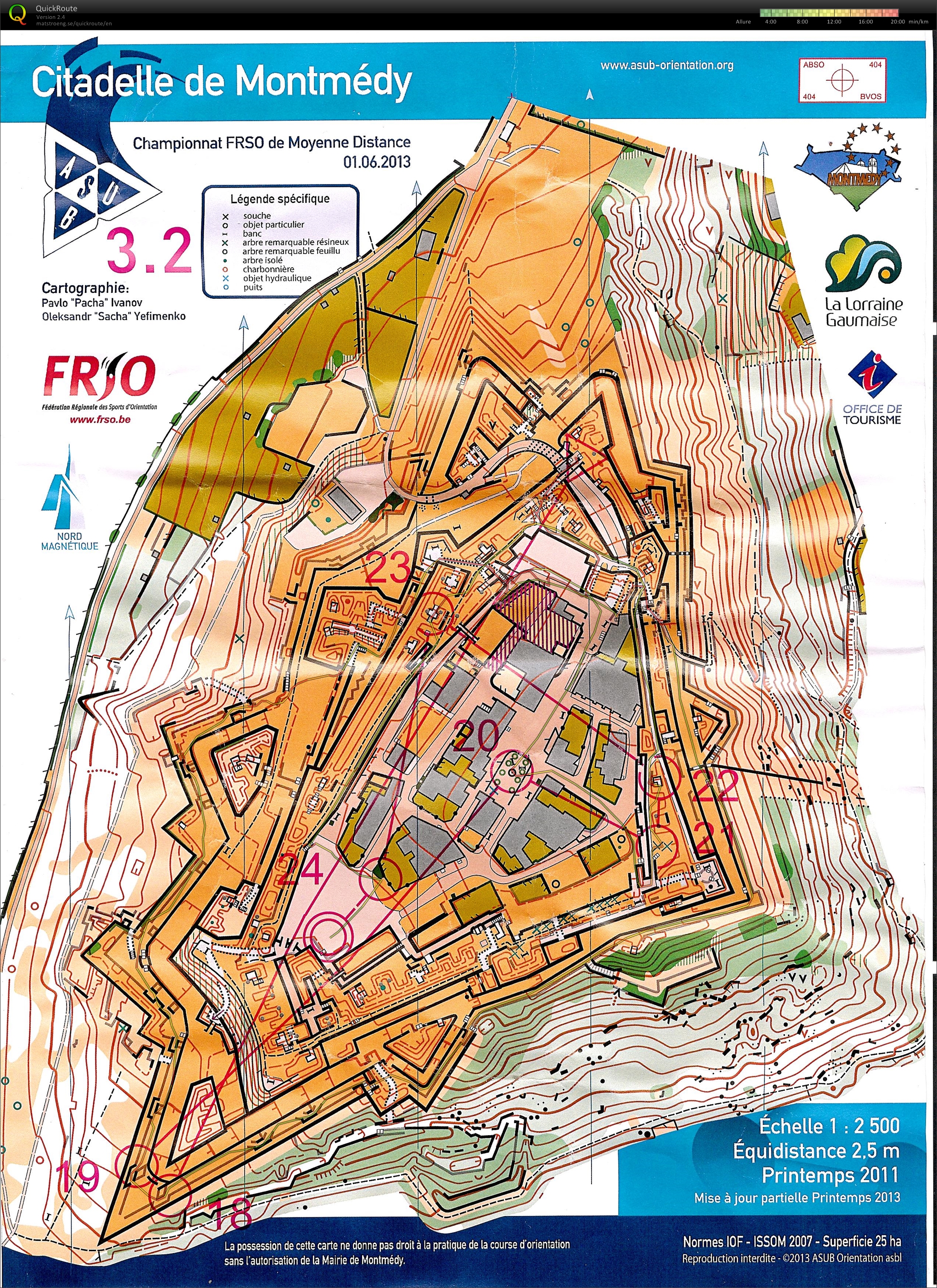 Citadelle de Montmédy (fin de course) (01-06-2013)